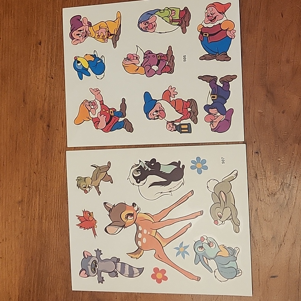 Vintage Rare Disney Decorators/Decals